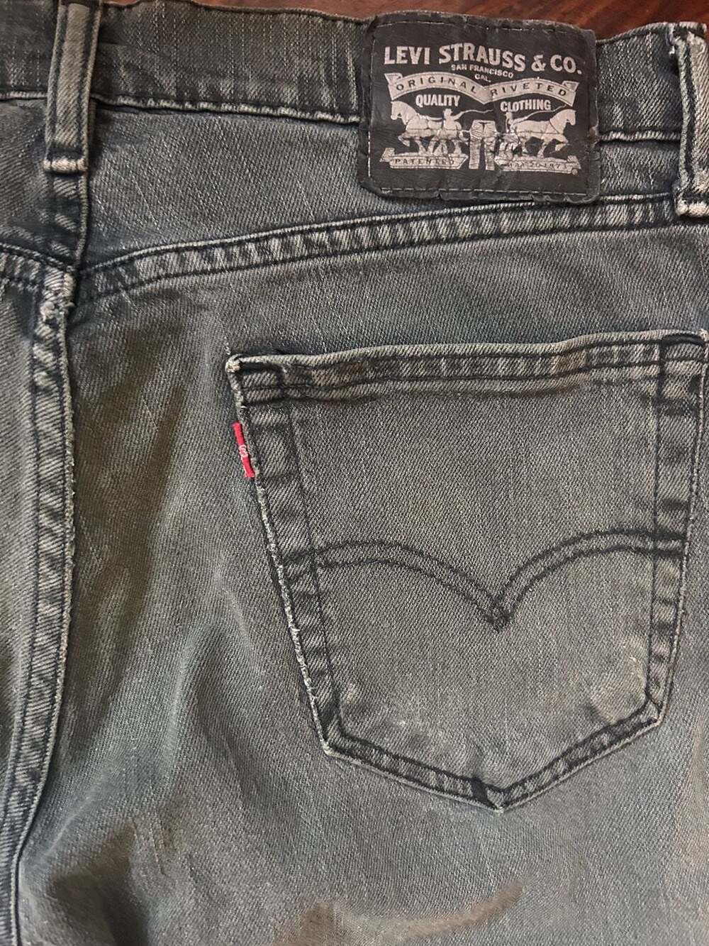 Levi's 511 Slim Fit Jeans in Green-Gray Wash, 31 x 32